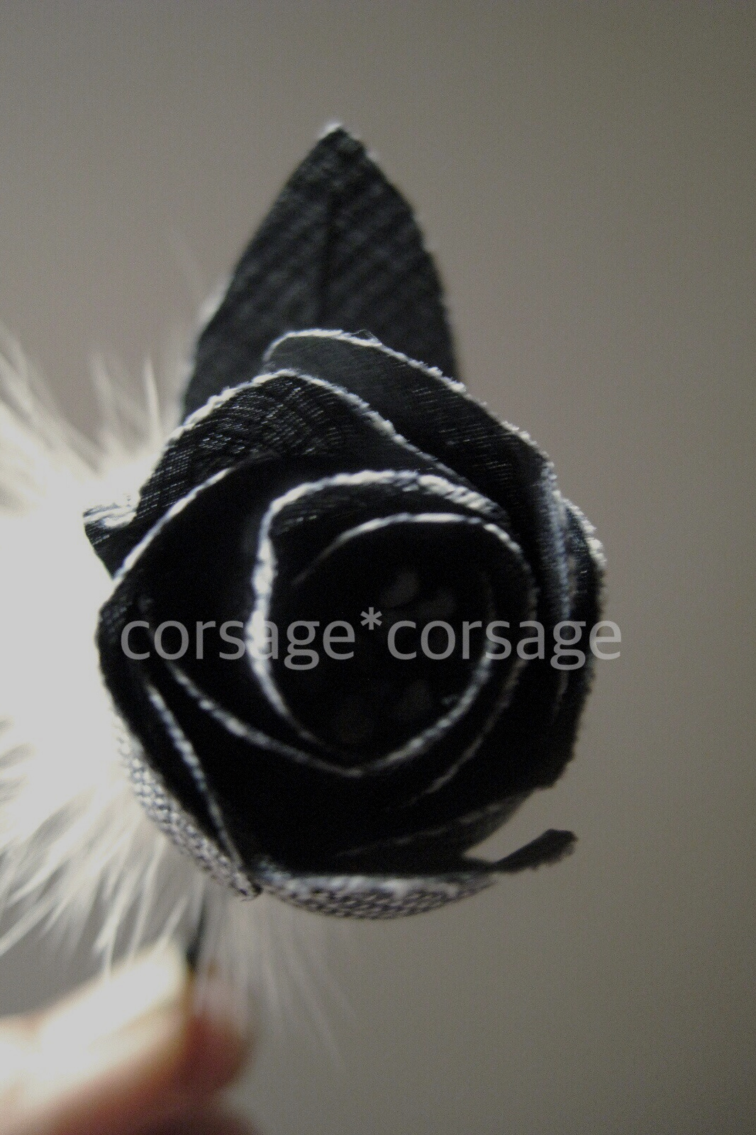 Italian Linen Rose Corsage/corsage*corsage