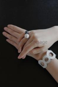 Cottonpearl Ring/corsage*corsage